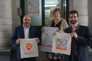 Christos Doulkeridis (Ministre-Président), Bernadette Lambrechts (DG Cocof) et Patrick Charlier (Centre)