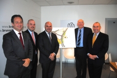 Signature convention d\'aménagement Porte de Ninove