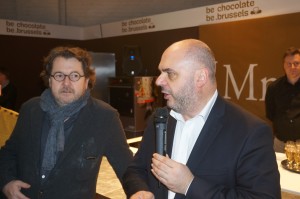 Inauguration du stand "Be Chocolate Be Brussels"au Salon Du Chocolat