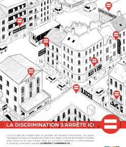 La discrimination s’arrête ici, le respect commence ici !